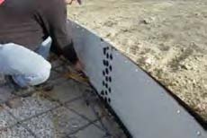 Instalarea cordonului de etanșare